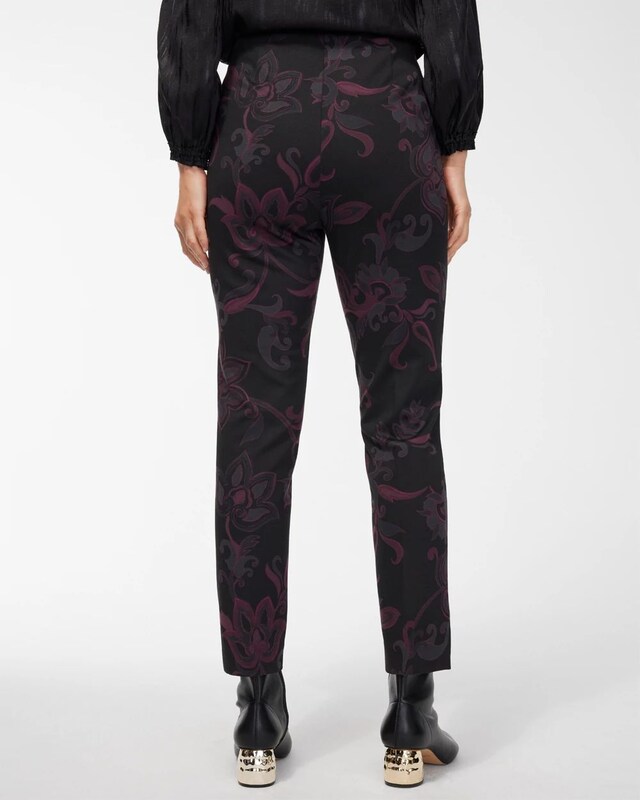 Juliet Ponte Floral Ankle Pants - image 3